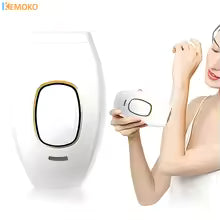 IPL Laser Hair Removal Handset System for Women & Men with Razor & Safety Glasses