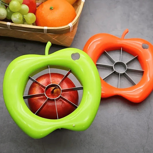 1pc Stainless Steel Apple Slicer - Manual, Square Blade, Kitchen & Dining Tool, Ideal for Outdoor/Camping, Outdoor kitchenware