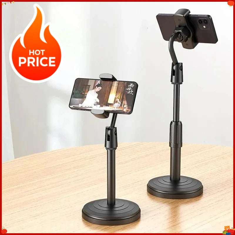 2026 Mobile Phone Holder Can Rotate 360 Degrees for Desktop Live Streaming and High Angle Shooting of Smartphone Videos