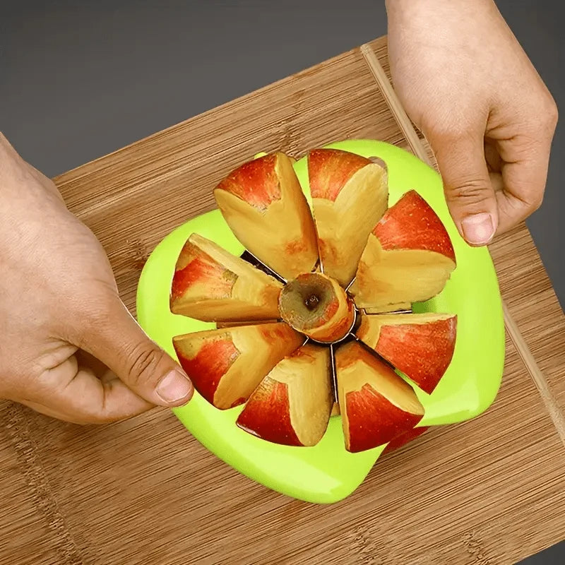 1pc Stainless Steel Apple Slicer - Manual, Square Blade, Kitchen & Dining Tool, Ideal for Outdoor/Camping, Outdoor kitchenware