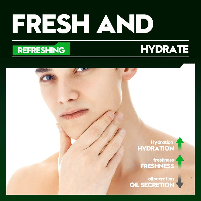 Deep Cleansing Facial Cleanser for Men Oil Control & Moisturizing Blackhead Removal & Pore Minimizer Acne Scar Care & Gentle
