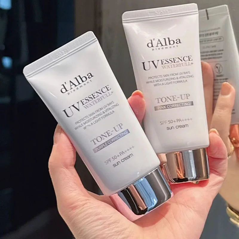 50ML d'Alba UV Essence Whitening White Truffle Sunscreen SPF50+ Moisturizing Lightweight Refreshing Gentle Sunscreen Skin Care